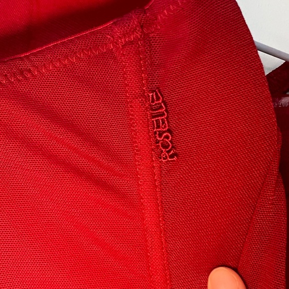 Roselle Red Corset with hook eye closure 36D - Picture 3 of 6